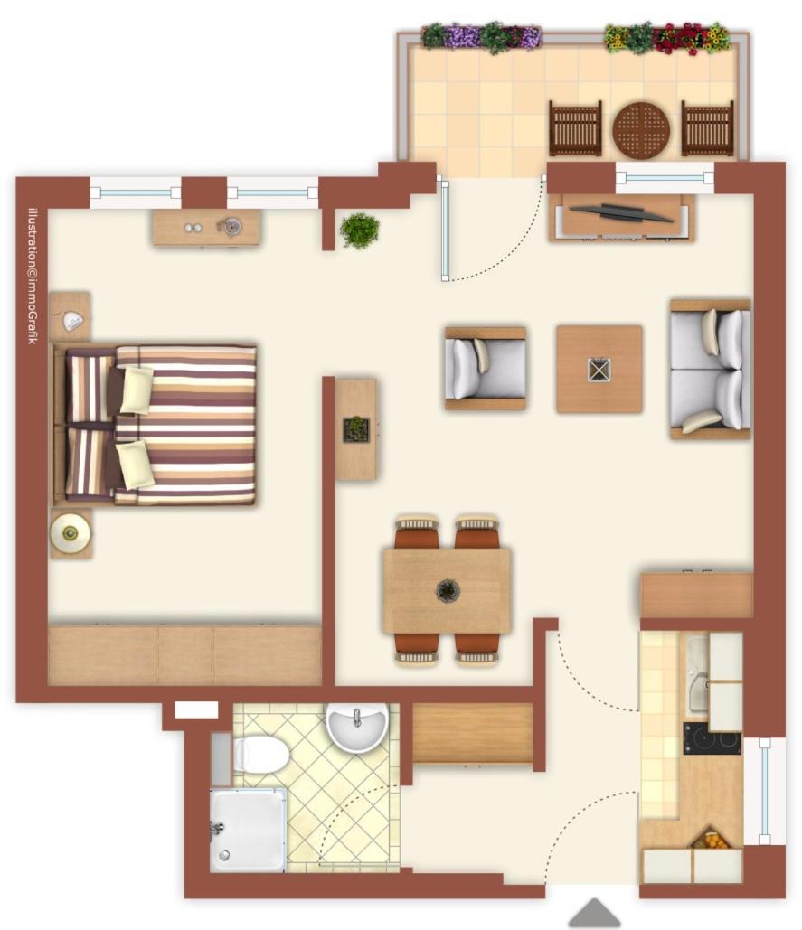Apartment Ostseeliebe, Direkt An Der Promenade Rostock